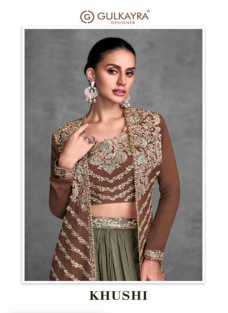 Khushi By Gulkayra Chinon Embroidery Readymade Suits Wholesalers In India